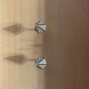 Sterling silver stud earrings